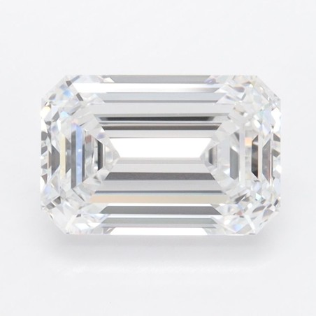 Diament laboratoryjny bezbarwny szlif szmaragdowy, 2.06ct, VVS1, D, IGI LG700514489